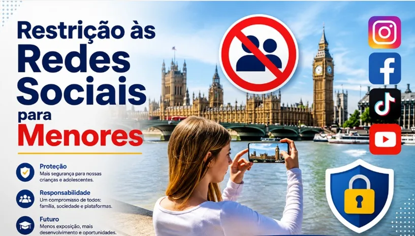 Restrição às Redes Sociais para Menores