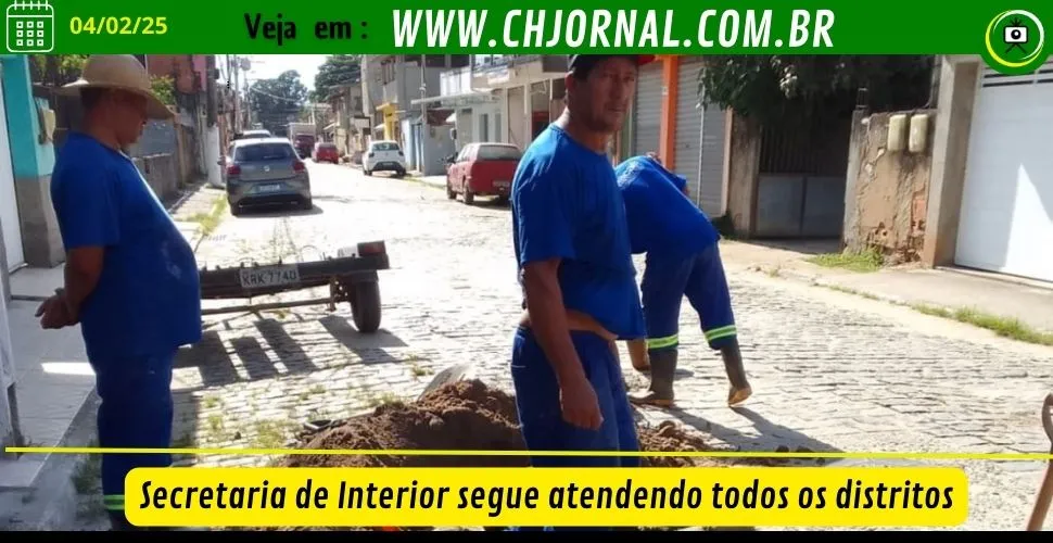 Secretaria de Interior segue atendendo todos os distritos