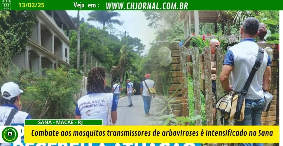 Combate aos mosquitos transmissores de arboviroses é intensificado no Sana