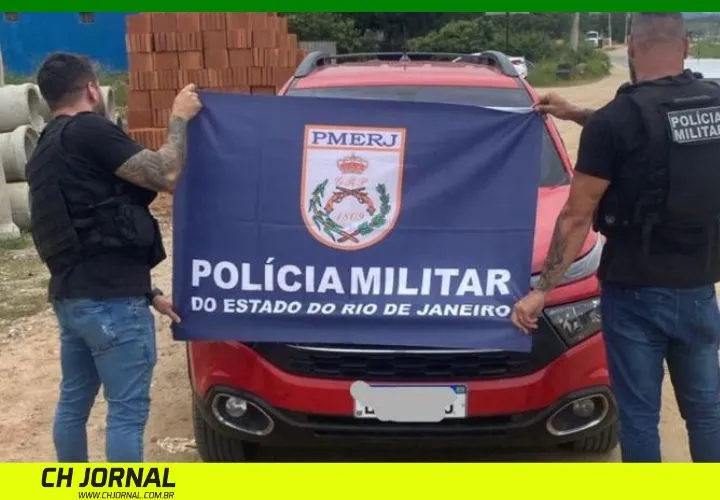 Fiat Toro roubado no Rio é encontrado abandonado em operação do 32° BPM em Macaé