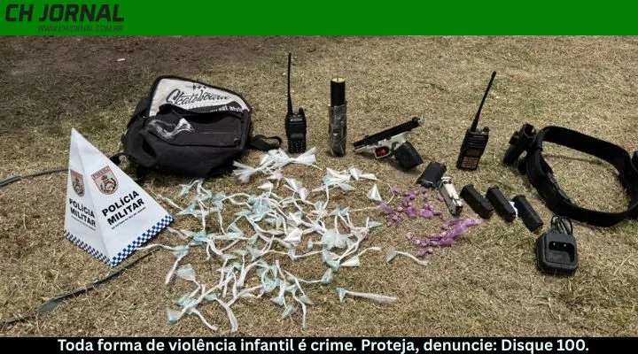 Homem é preso com arsenal, rádios e drogas após cerco tático da PM em Macaé